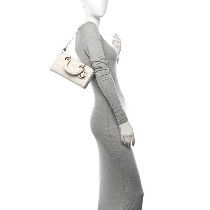 Christian Dior Lambskin Cannage Small Lady D-Joy Latte 2 of 11