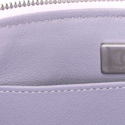 Chanel Caviar Quilted Small Top Handle Vanity Case With Chain Light Purple 7 of 12