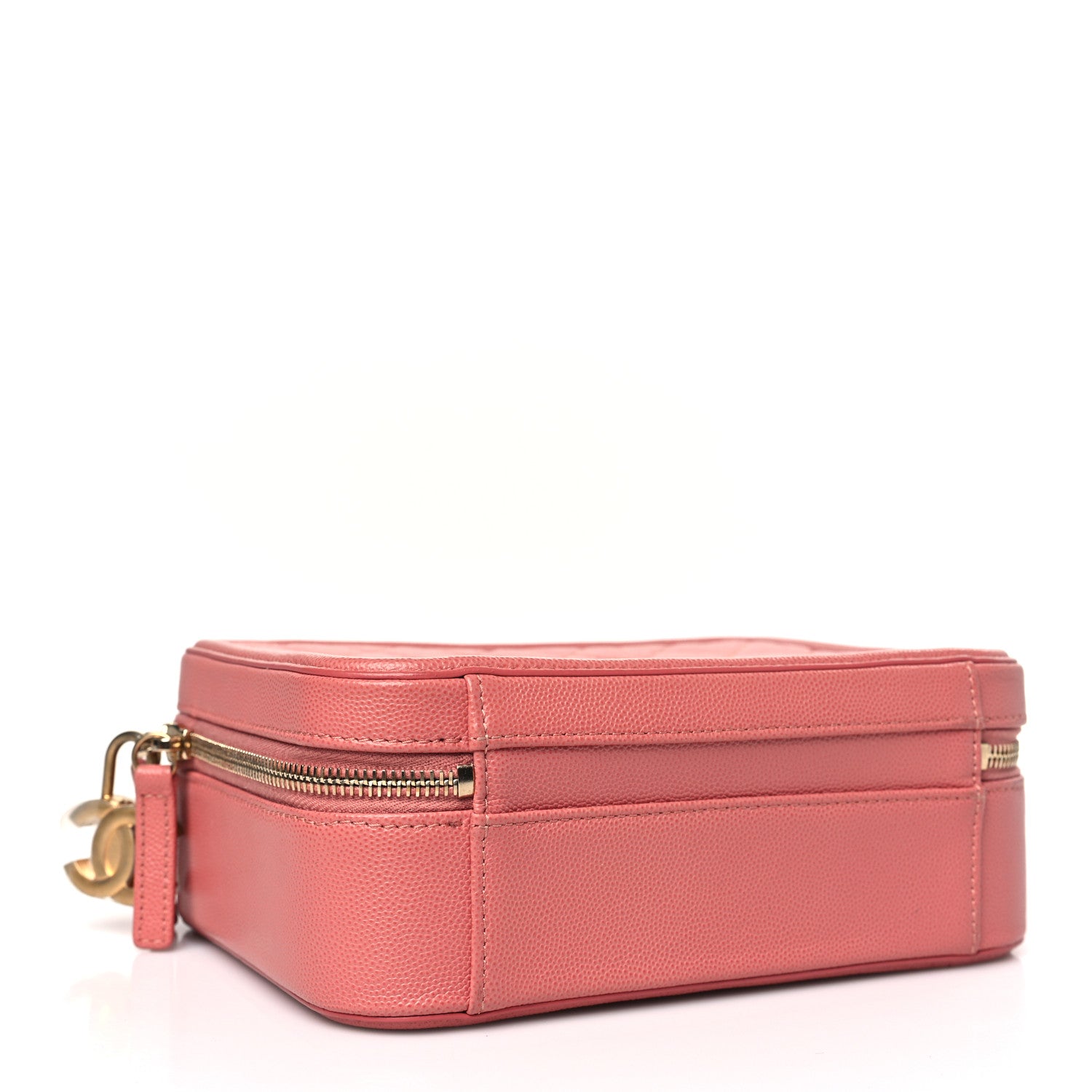 Chanel Caviar Quilted Medium CC Filigree Vanity Case Pink 4 of 9