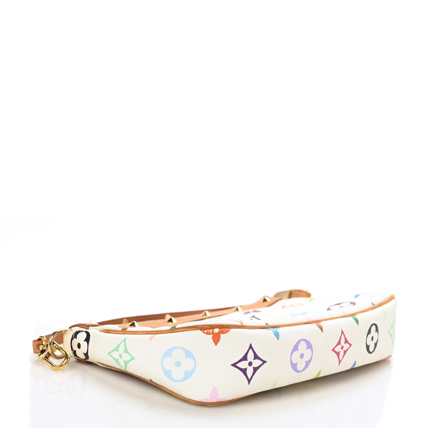 Monogram Multicolor Pochette Accessories White