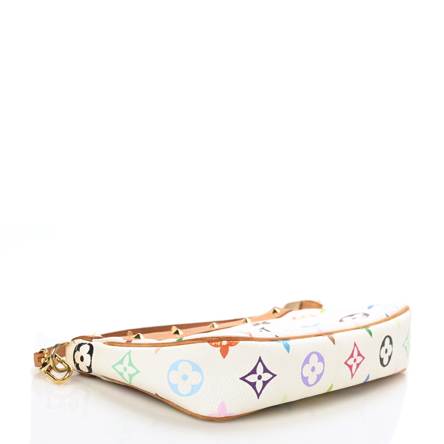 Louis Vuitton Monogram Multicolor Pochette Accessories White 4 of 13