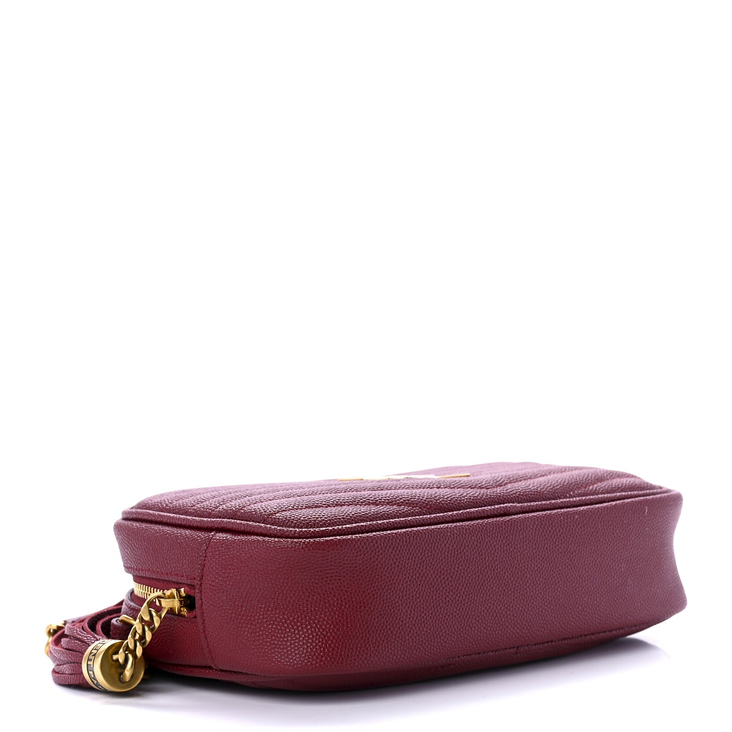 Grain De Poudre Matelasse Monogram Mini Lou Camera Bag Opyum Red