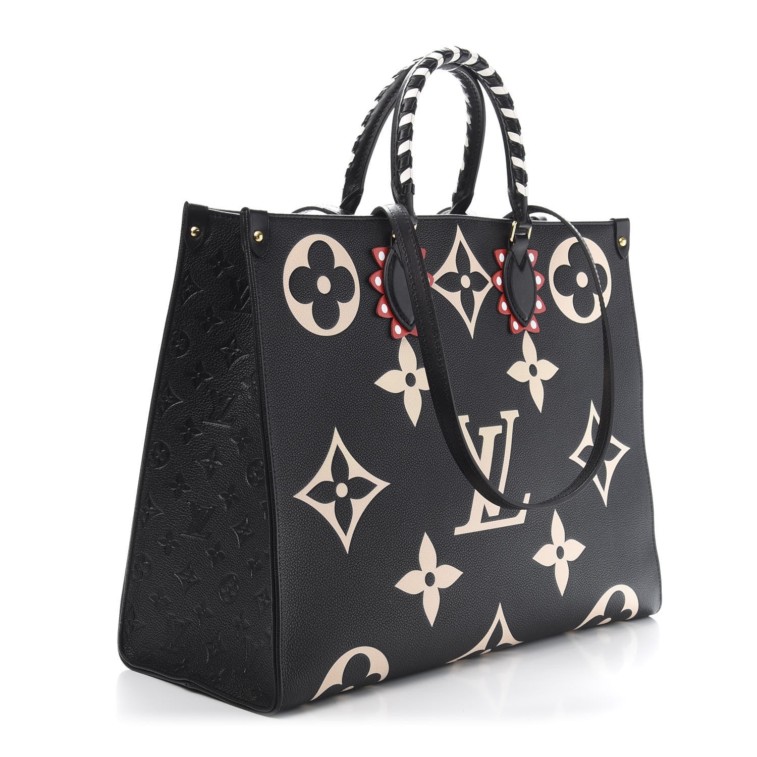 Louis Vuitton Empreinte Monogram Giant Crafty Onthego GM Black Creme 4 of 11