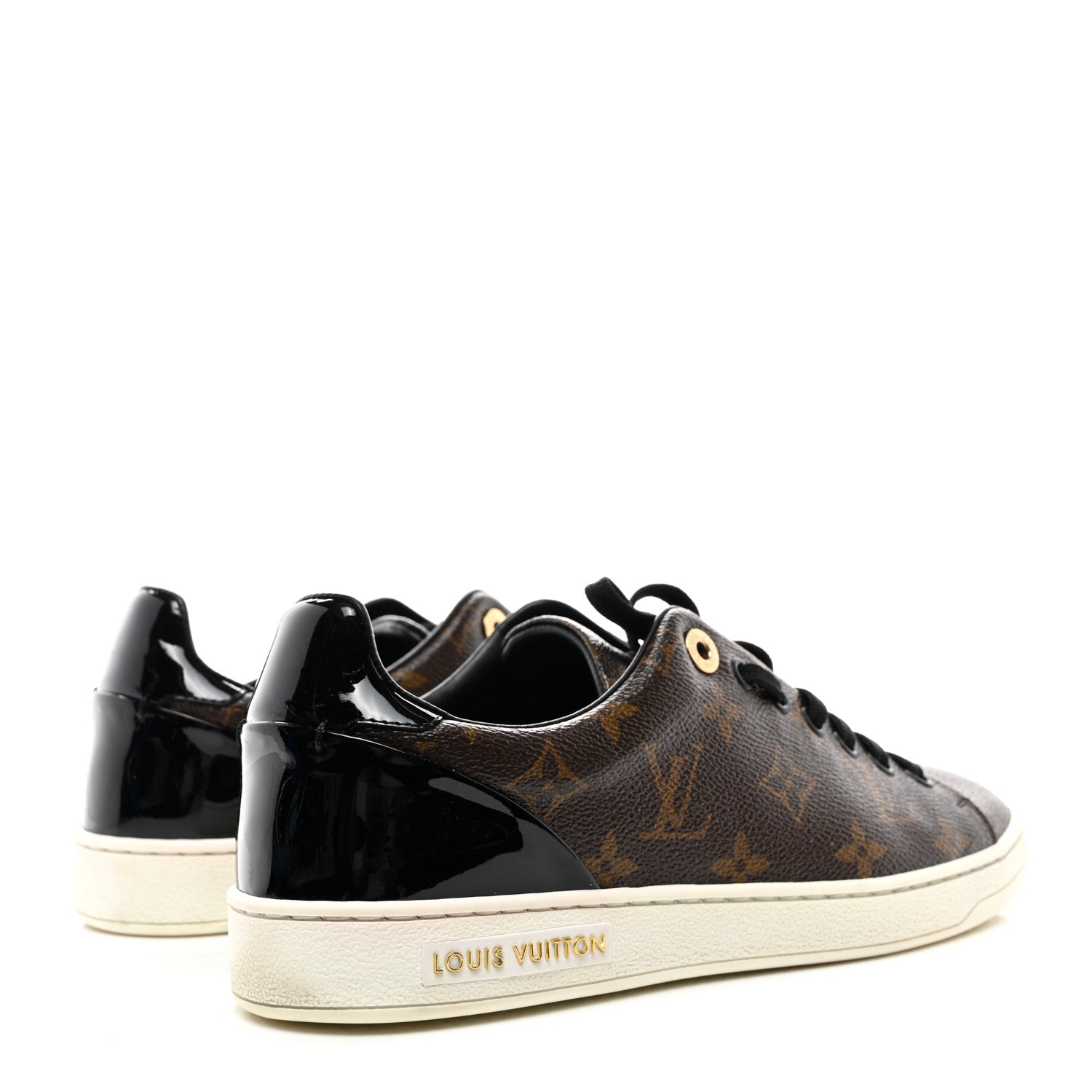 Louis Vuitton Patent Monogram Frontrow Sneakers 38.5 4 of 10