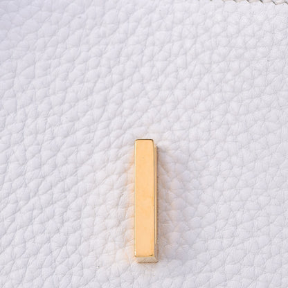 Hermes Taurillon Clemence Birkin 35 White 13 of 45