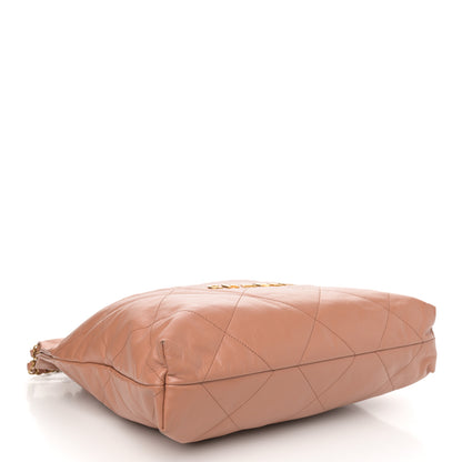 Chanel Shiny Calfskin Quilted Chanel 22 Brown 5 of 11
