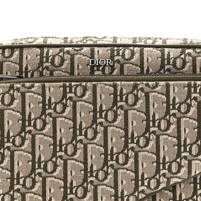 Christian Dior Oblique Saddle Triple Pouch Green 9 of 11
