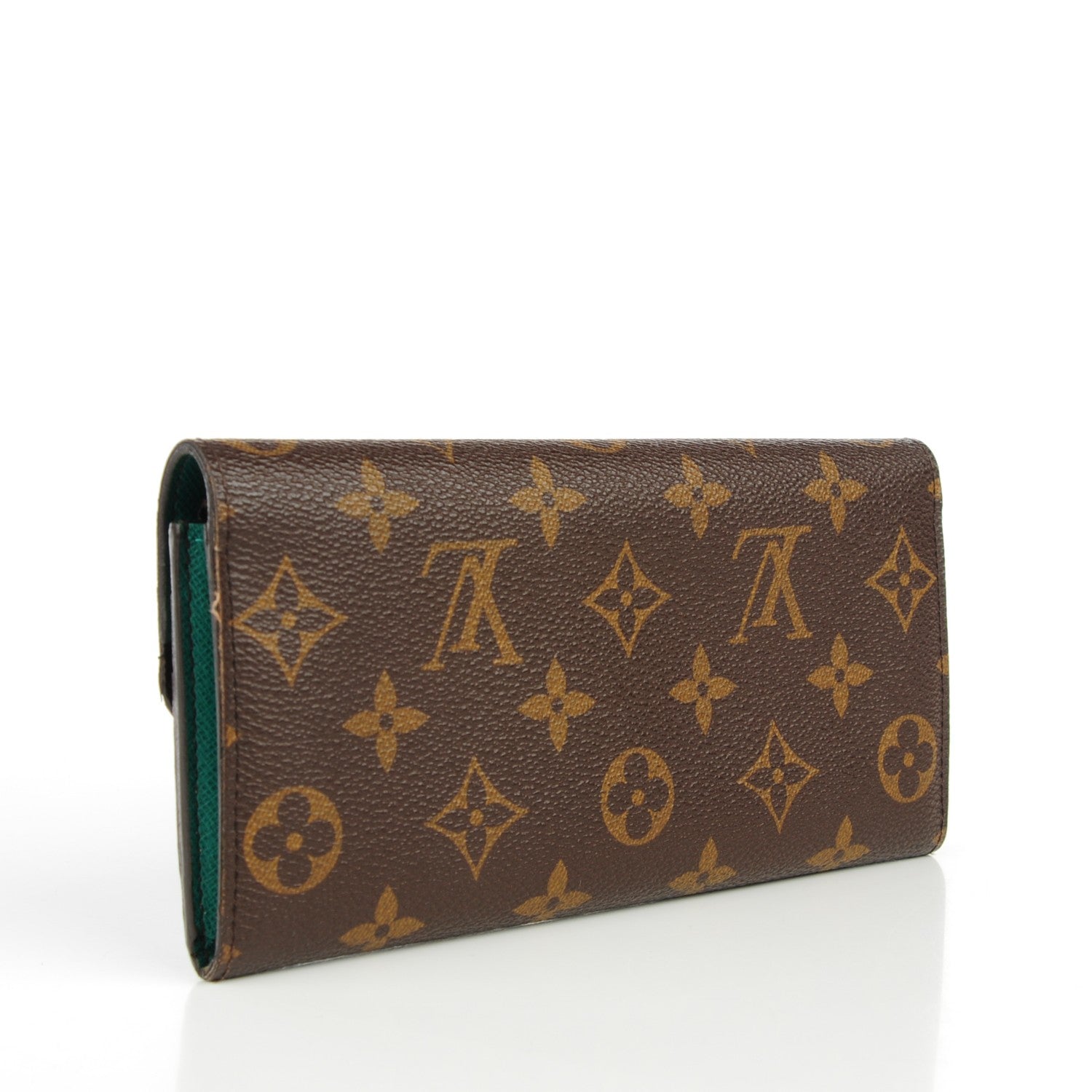 Louis Vuitton Monogram Emilie Wallet Vert 3 of 9