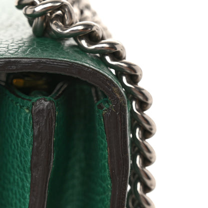 Gucci Pebbled Calfskin Small Dionysus Shoulder Bag Emerald 10 of 10