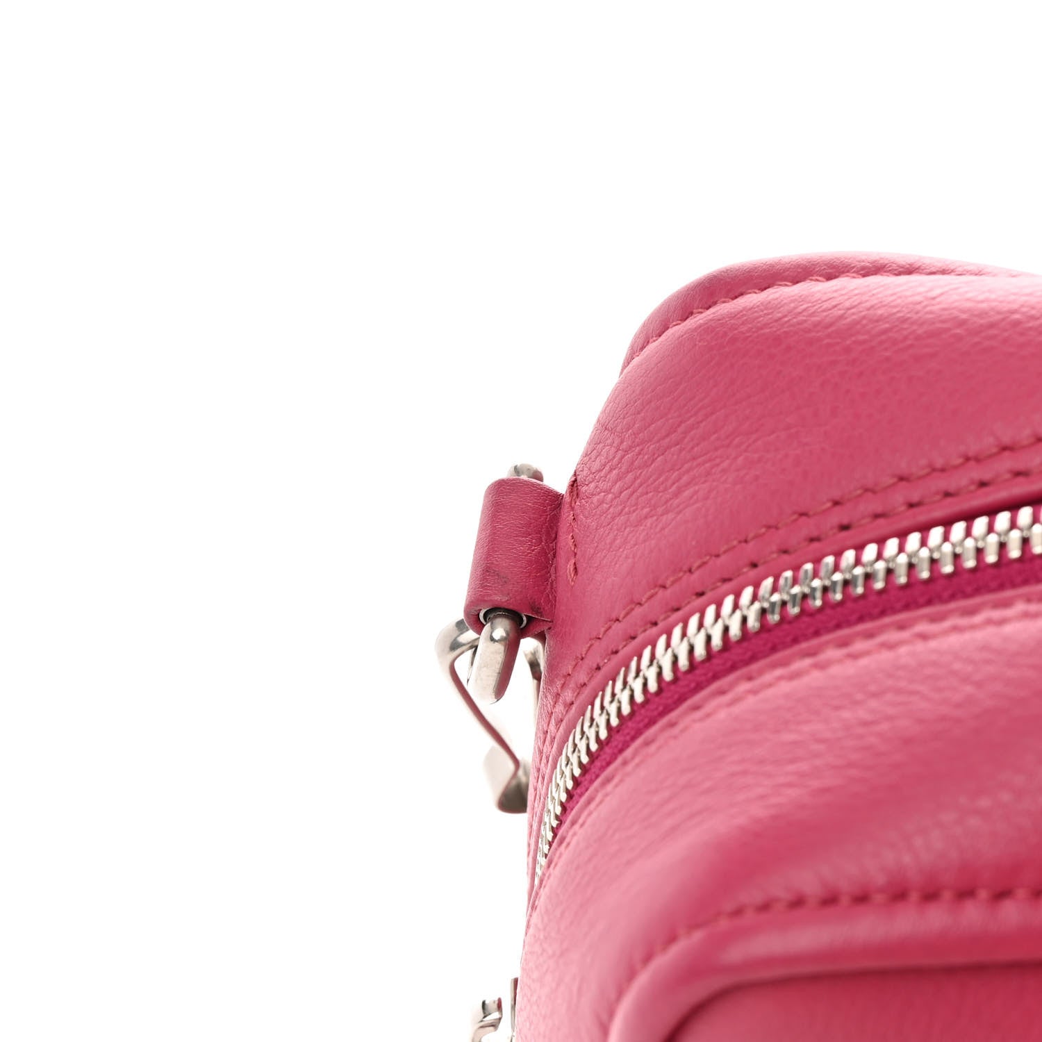 Balenciaga Shiny Day Calfskin XS Triangle Square Bag Pink 10 of 10