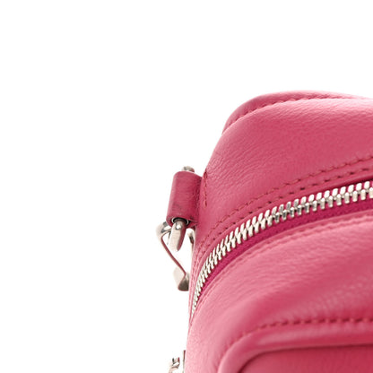 Balenciaga Shiny Day Calfskin XS Triangle Square Bag Pink 10 of 10