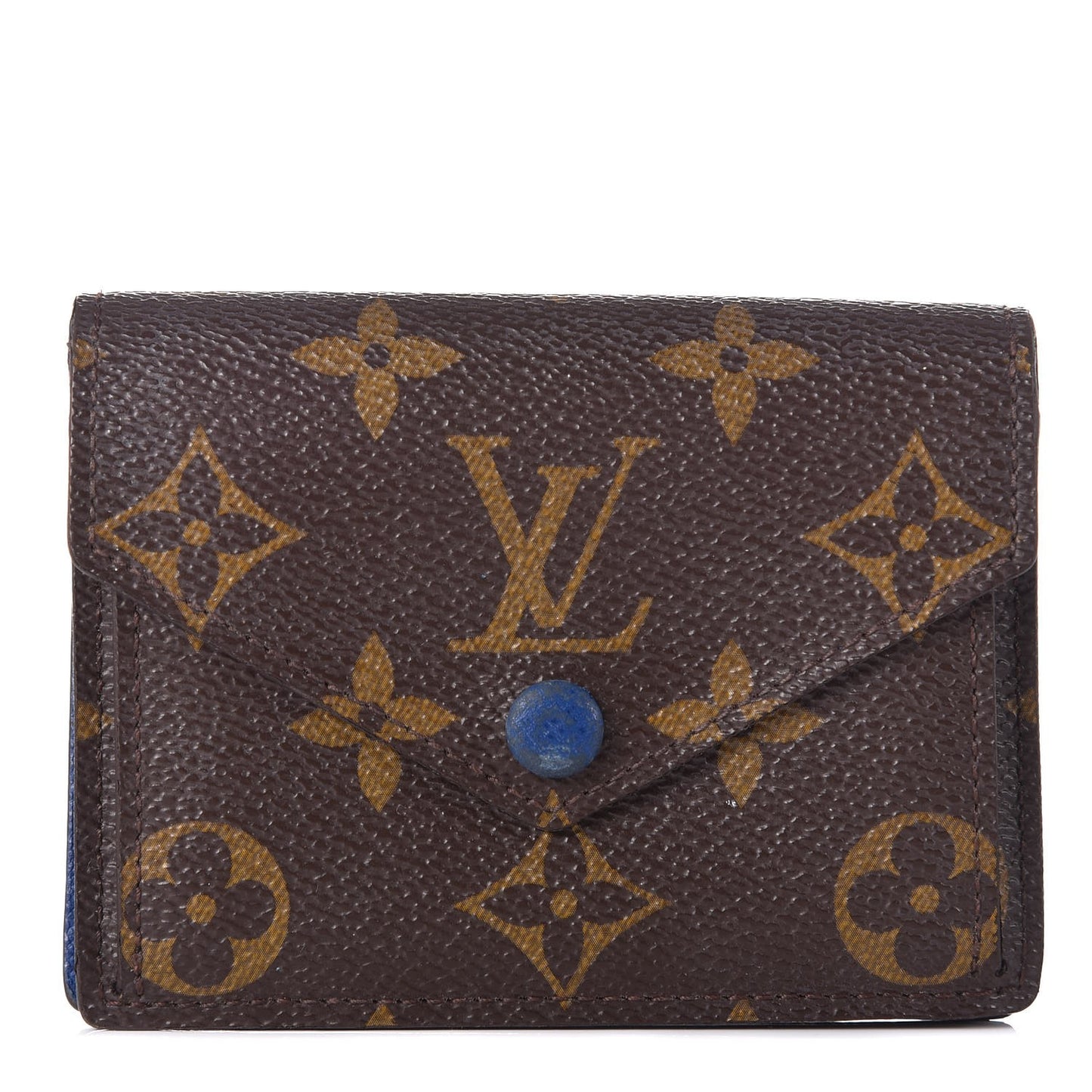 Monogram Compact Marie Wallet Blue
