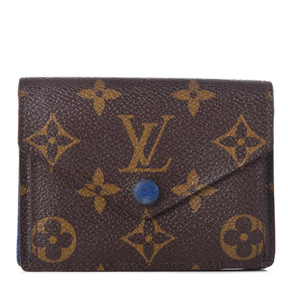 Louis Vuitton Monogram Compact Marie Wallet Blue 1 of 8