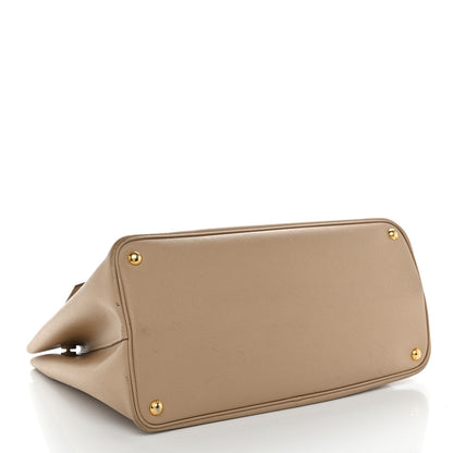 Prada Saffiano Cuir Medium Double Bag Sabbia 4 of 15