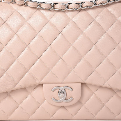 Chanel Caviar Maxi Double Flap Light Pink 11 of 11