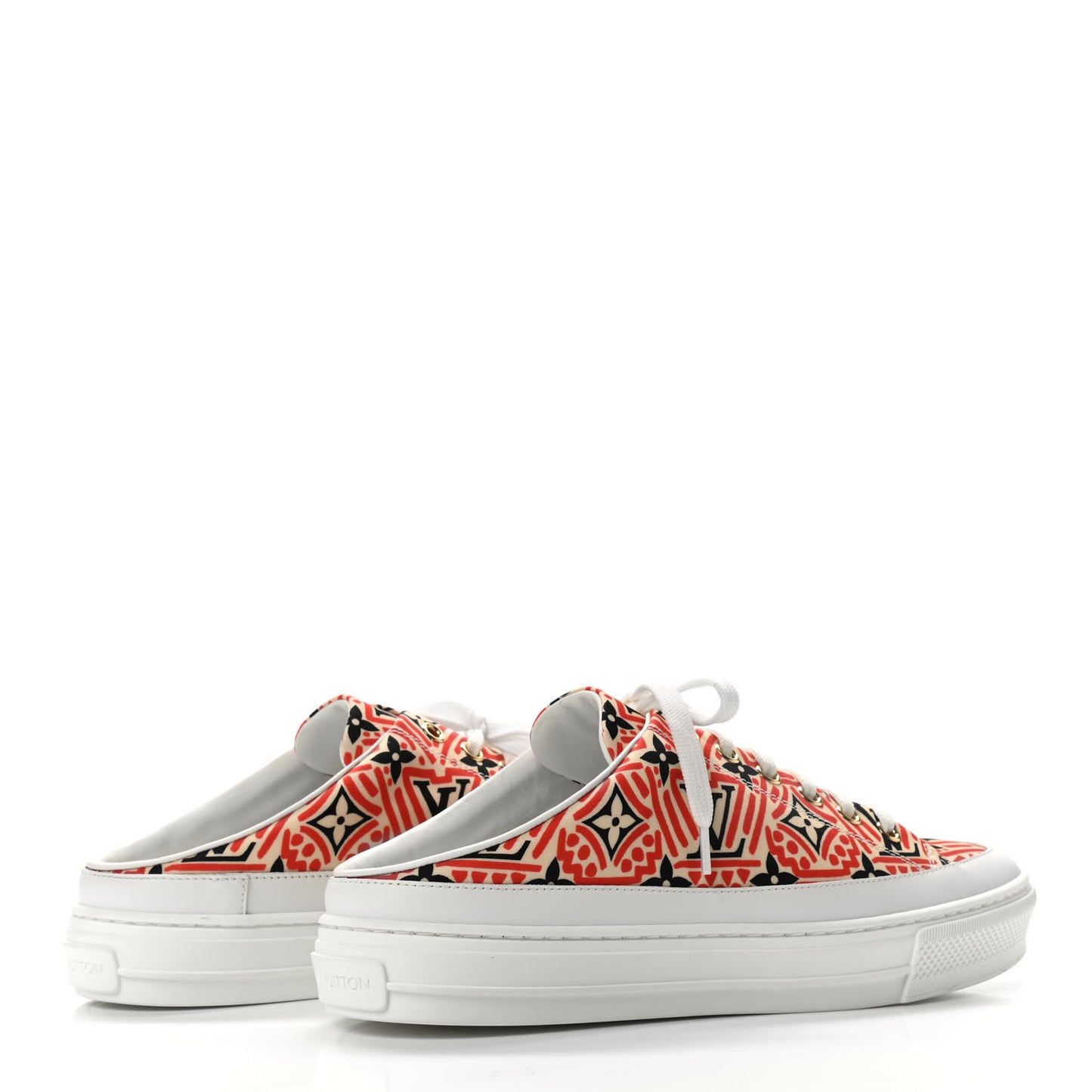 Nylon Monogram Crafty Open Back Sneaker 38
