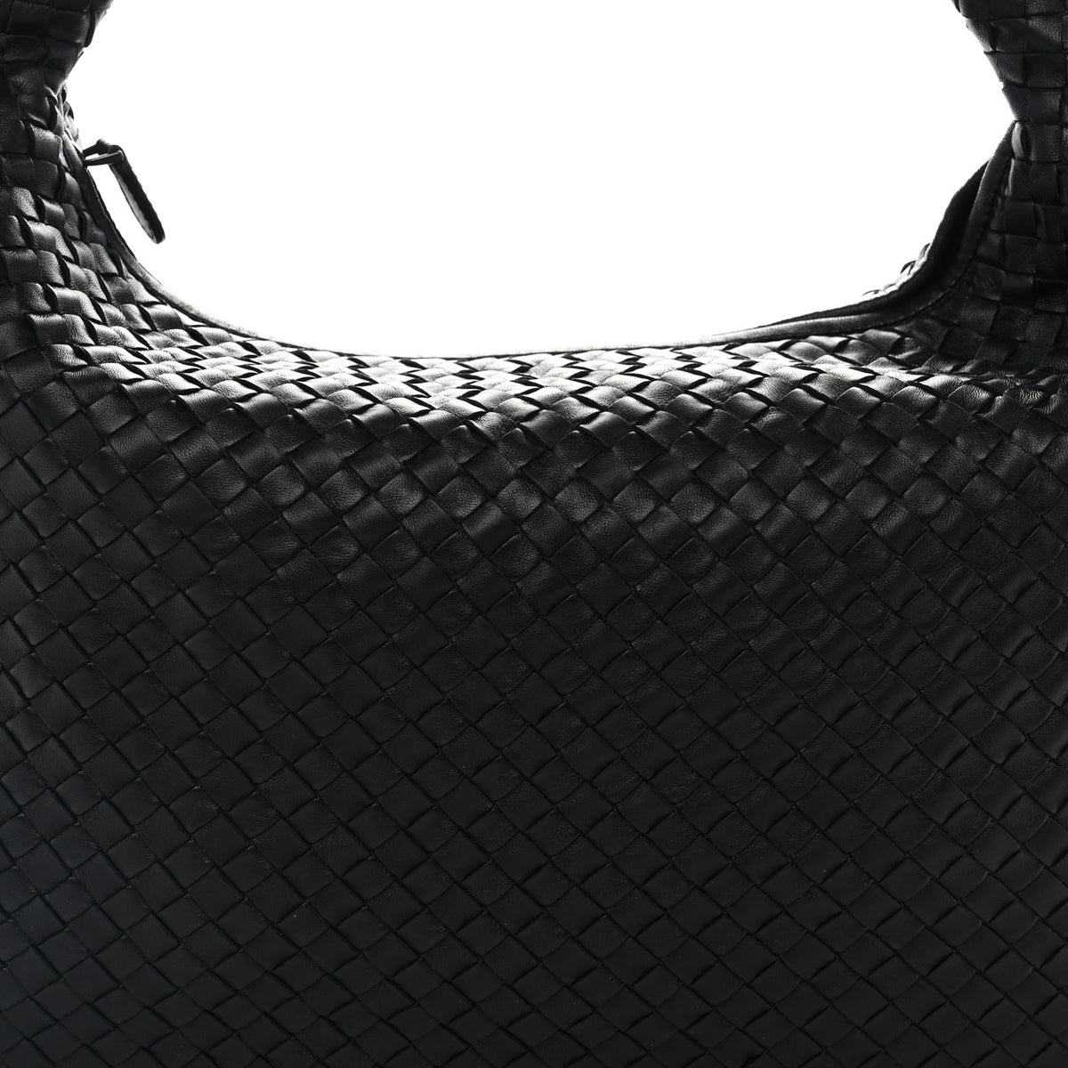 Nappa Intrecciato Large Veneta Hobo Black