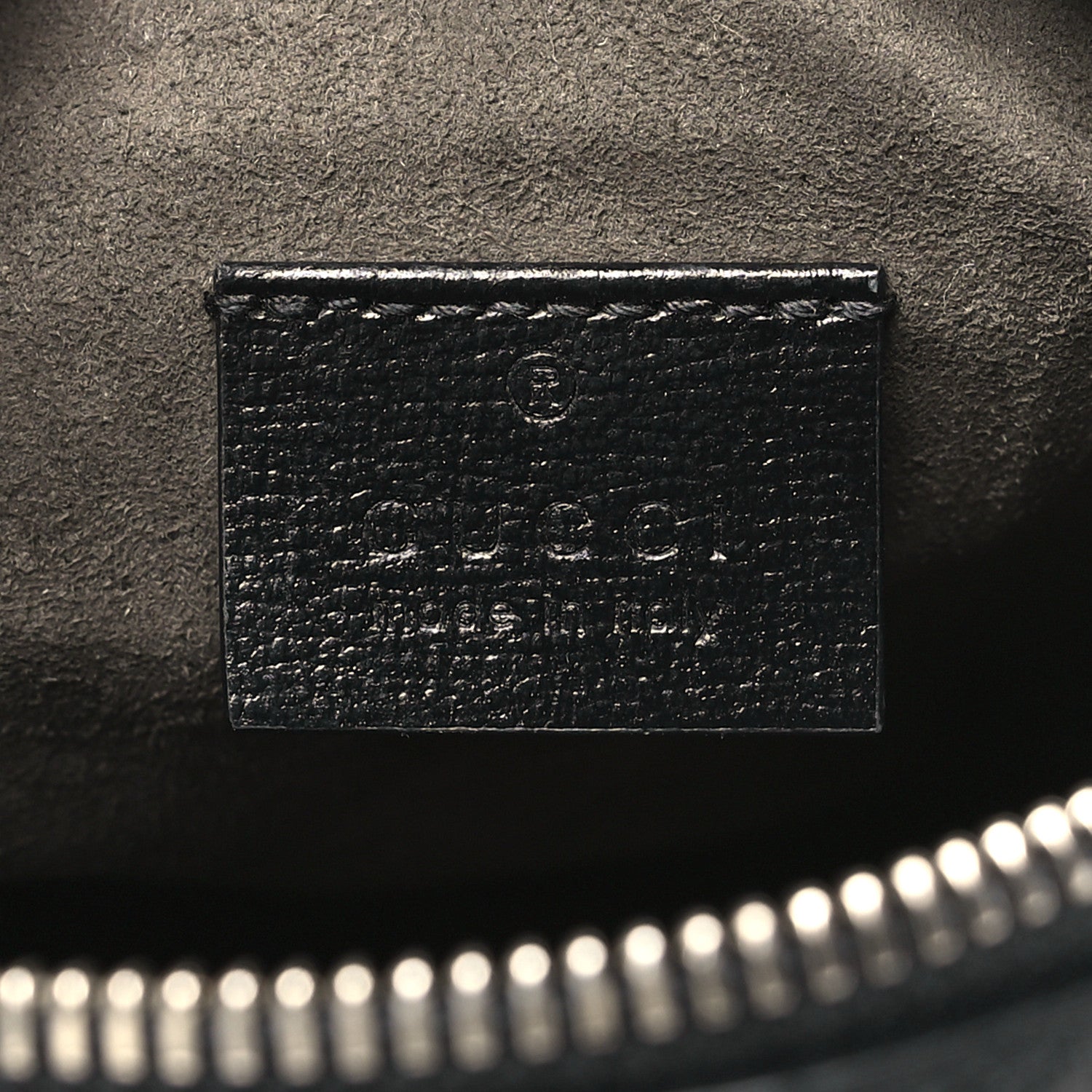 Gucci GG Supreme Monogram Azalea Calfskin Mini Retro Interlocking G Bag Black 6 of 10