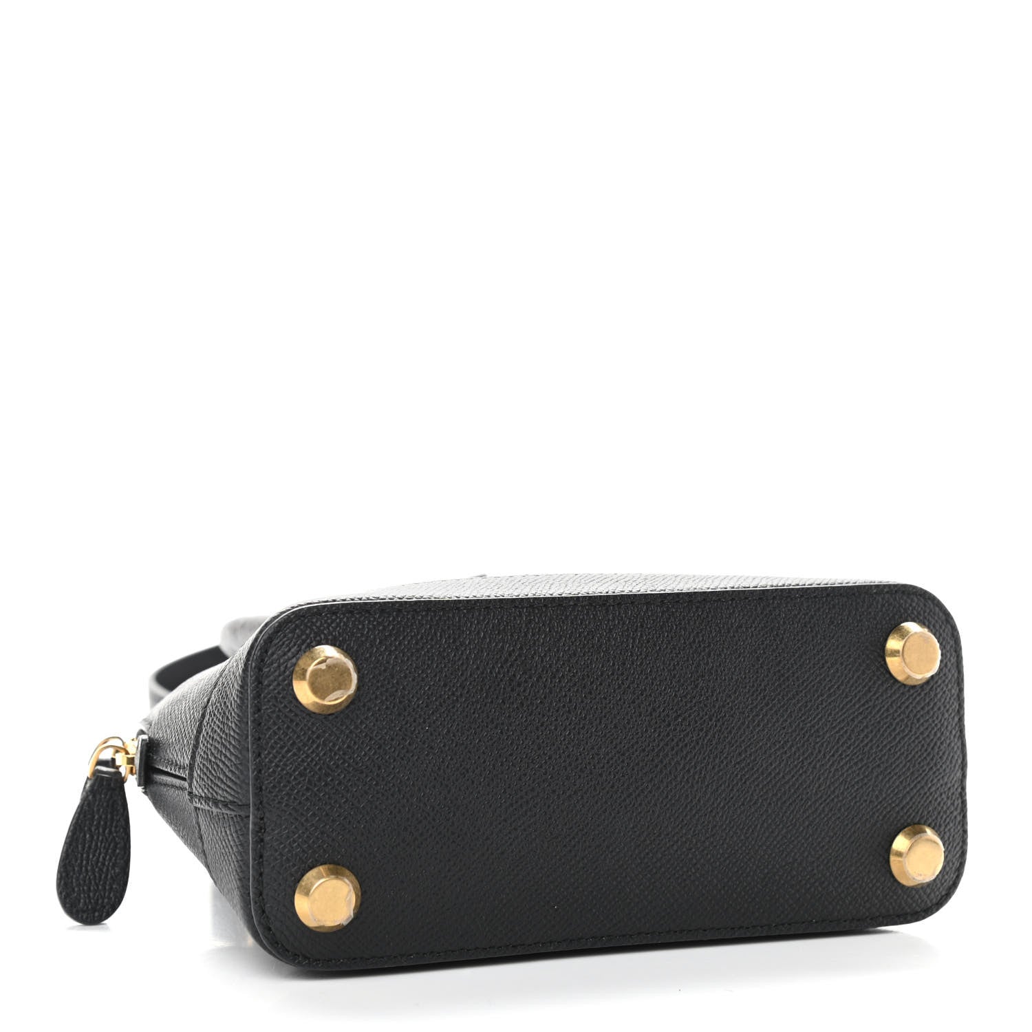 Balenciaga Signature Grained Calfskin XXS Ville Top Handle Bag Black White 3 of 13