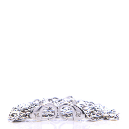 Louis Vuitton Felicie Chain Long Shoulder Strap Silver 3 of 3