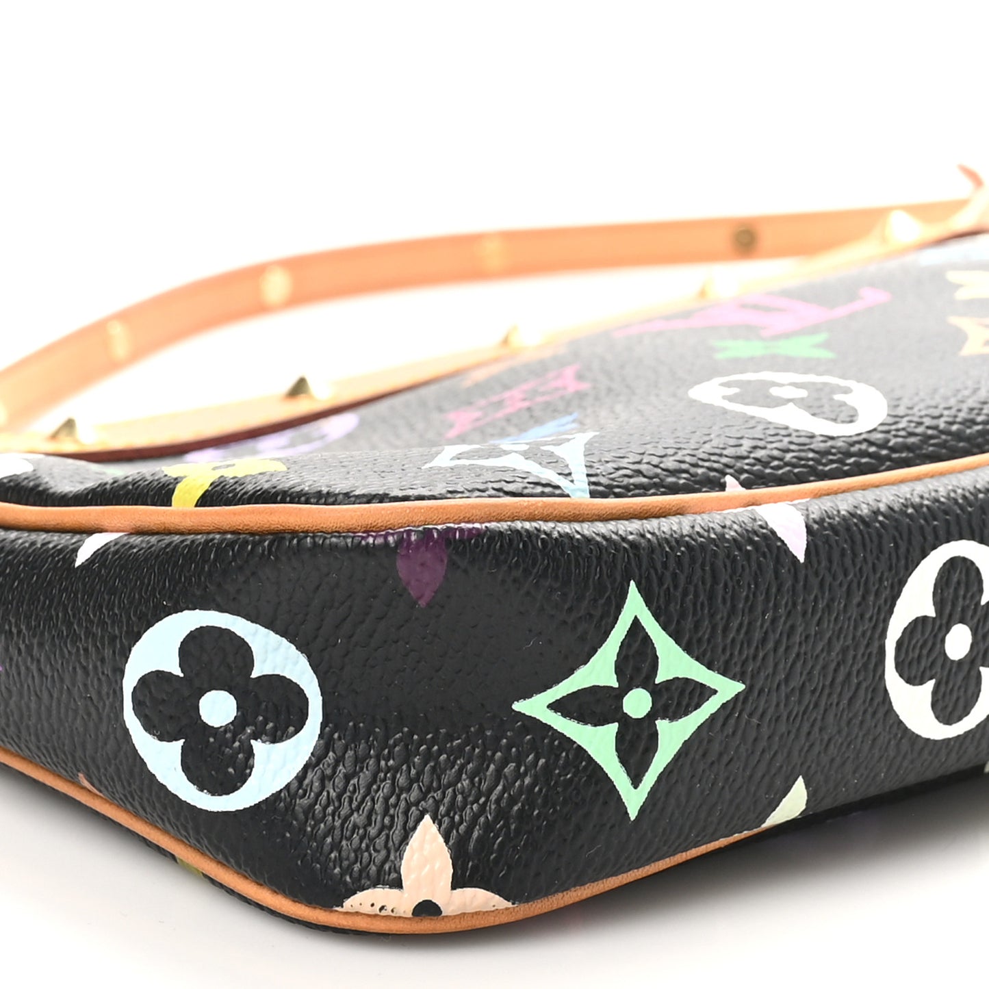 Monogram Multicolor Pochette Accessories Black