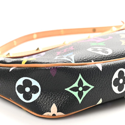 Louis Vuitton Monogram Multicolor Pochette Accessories Black 9 of 11