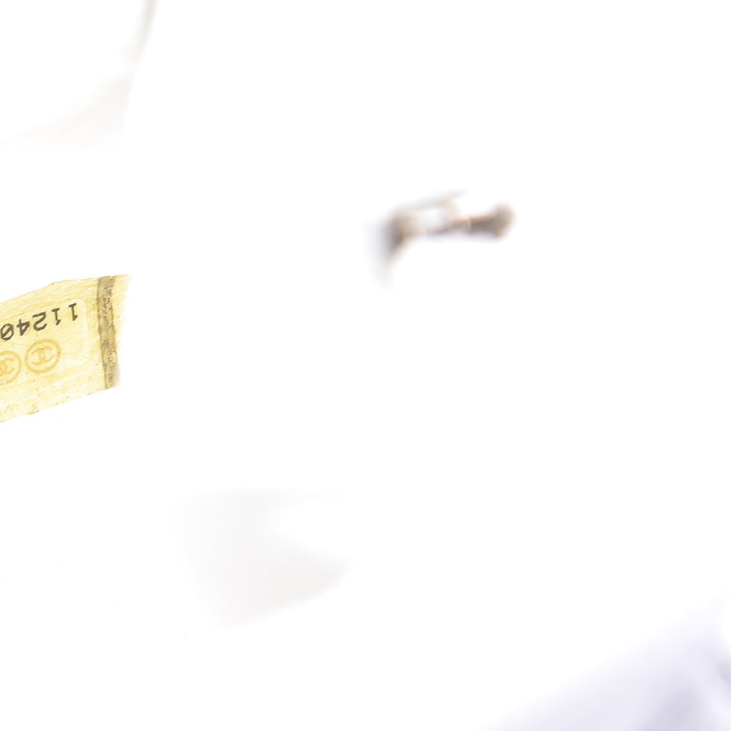 Chanel Caviar Quilted Timeless Clutch White 7 of 7