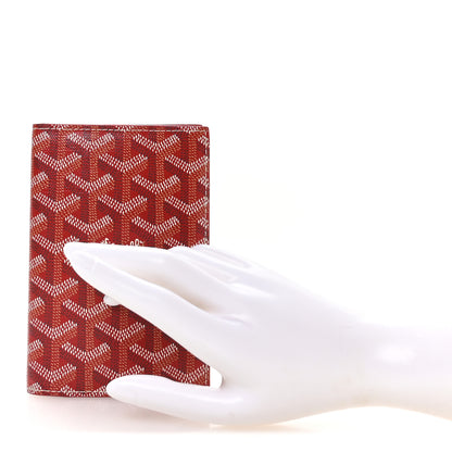 Goyard Goyardine Grenelle Passport Wallet Red 2 of 8