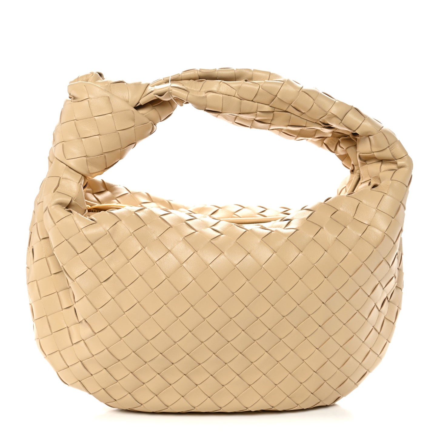 Nappa Intrecciato Teen Jodie Hobo Porridge