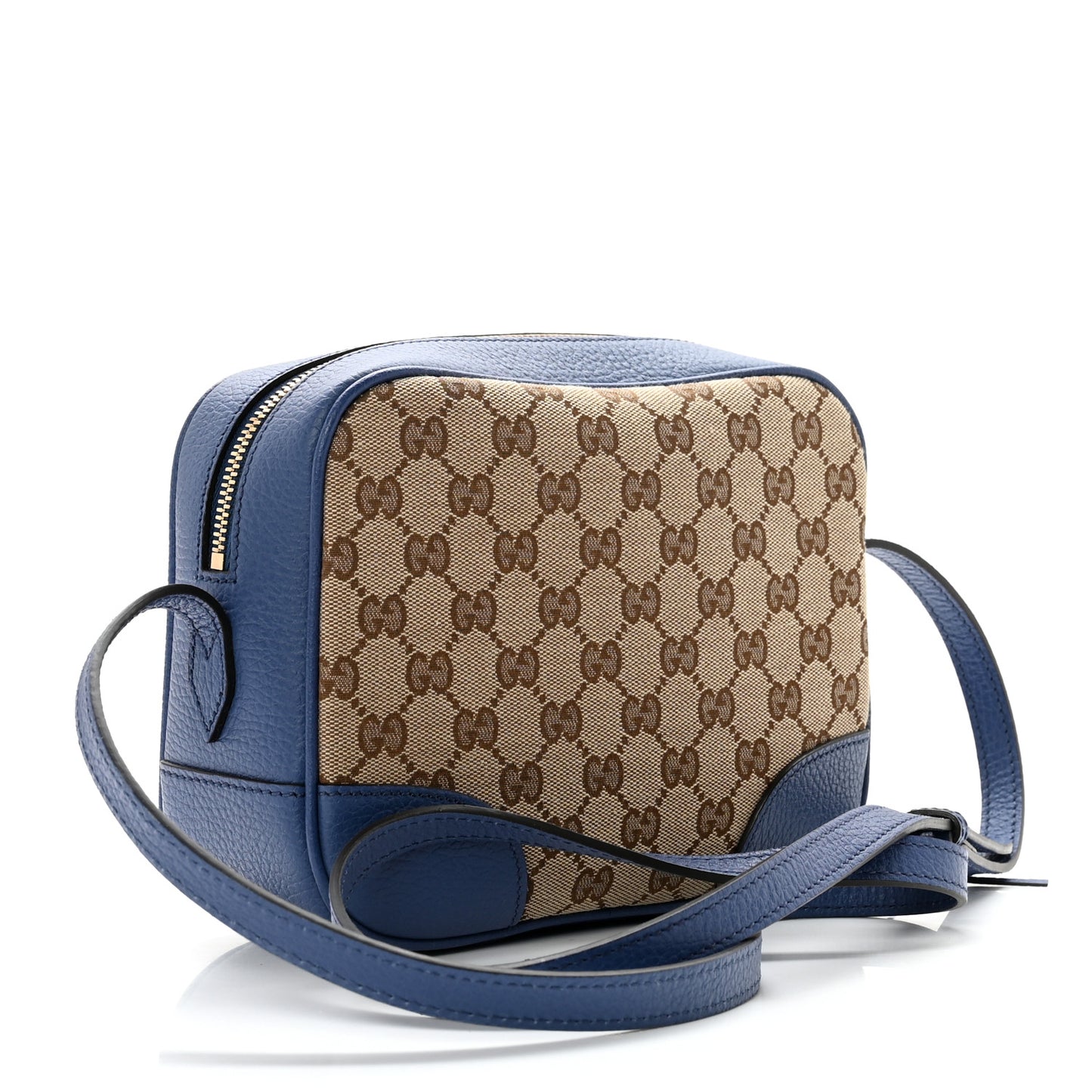 Monogram Dollar Calfskin Mini Bree Messenger Bag Beige Ebony Caspian