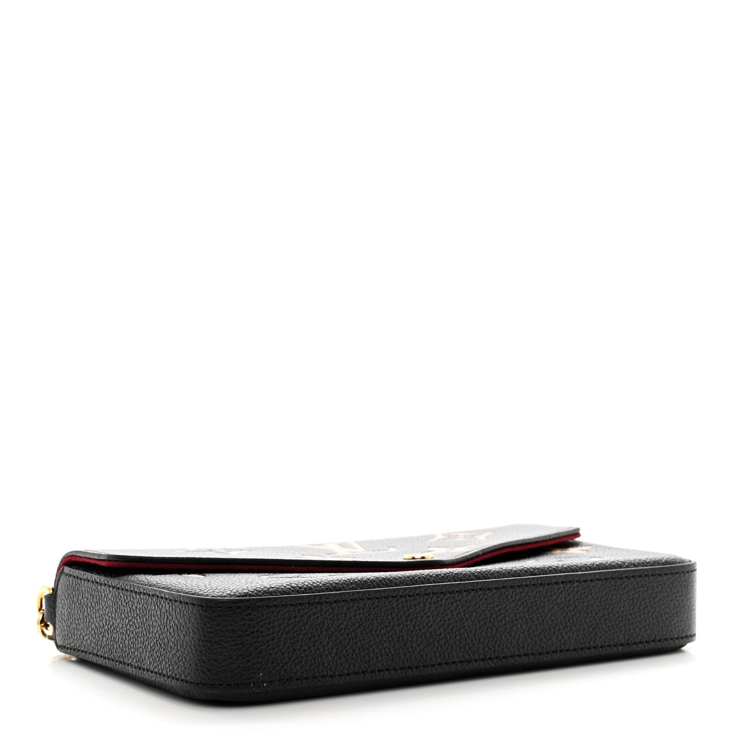 Louis Vuitton Empreinte Monogram Giant Felicie Pochette Black Beige 4 of 10