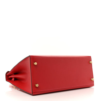 Hermes Epsom Kelly Sellier 28 Rouge Casaque 4 of 15