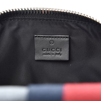 Gucci GG Supreme Monogram Web Toiletry Case Black Grey 6 of 8