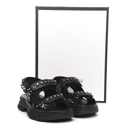 Gucci Technical Studded Canvas Calfskincandals 7 Black 8 of 8