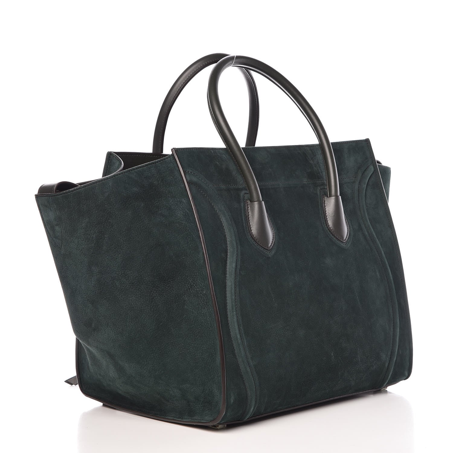 Celine Nubuck Medium Phantom Luggage Bottle Green 3 of 13