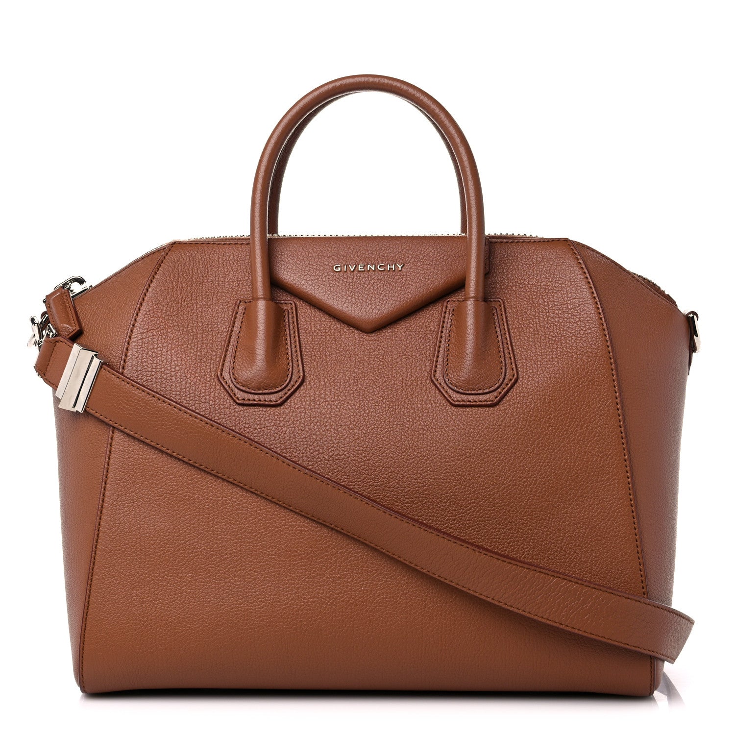 Givenchy Sugar Goatskin Medium Antigona Cognac 1 of 13