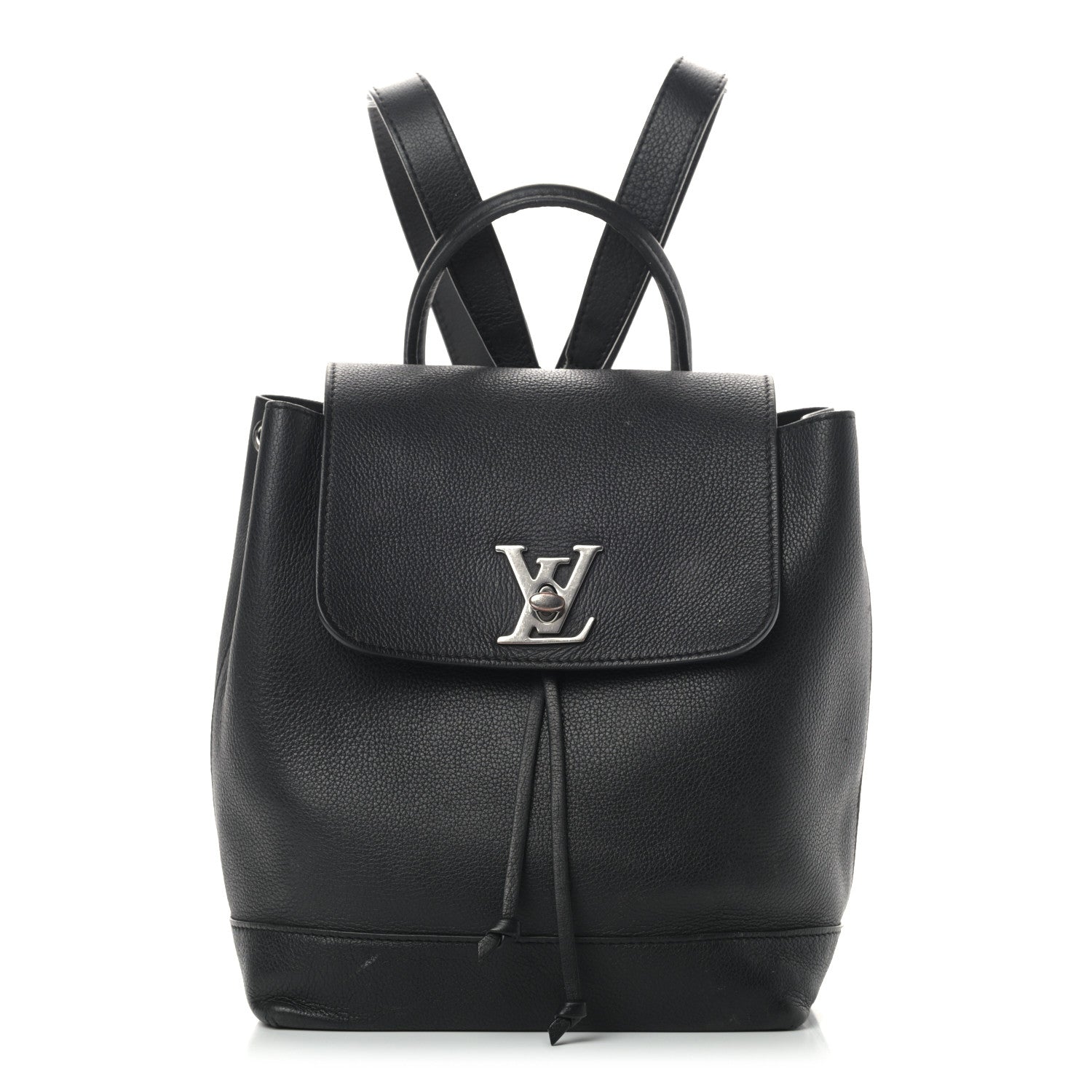 Louis Vuitton Calfskin Lockme Backpack Black 1 of 12