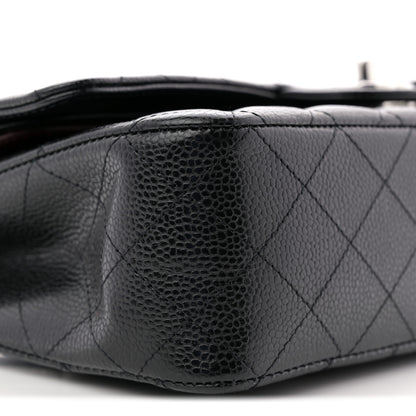 Chanel Caviar Quilted Medium Double Flap Black 9 of 11