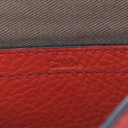 Chloe Calfskin Mini Marcie Round Crossbody Bag Brick 5 of 7