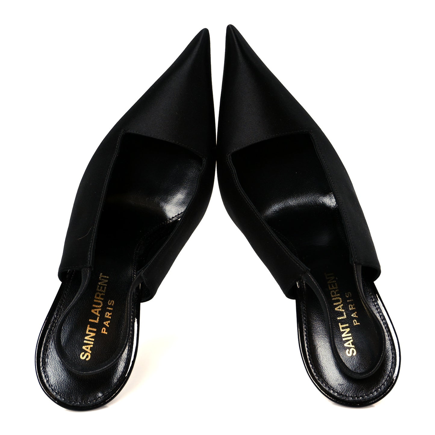 Raso Regale Raven 110 Slingback Pumps 38 Black