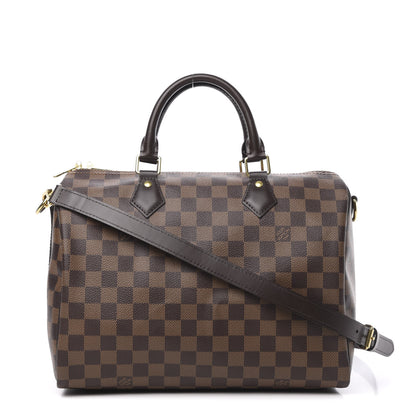 Louis Vuitton Damier Ebene Speedy Bandouliere 30 1 of 10
