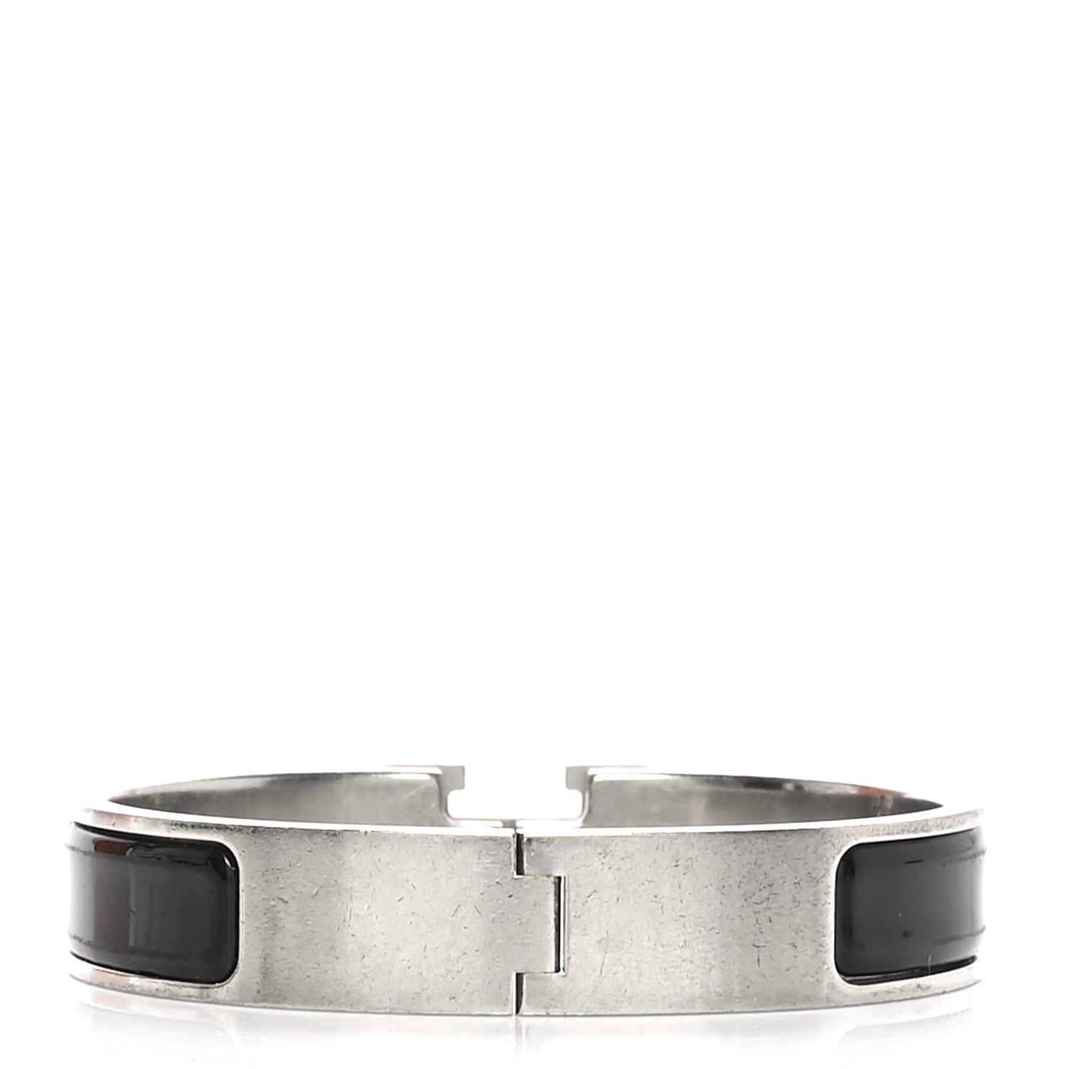 Hermes Enamel Narrow Clic Clac H Bracelet PM Black 3 of 5