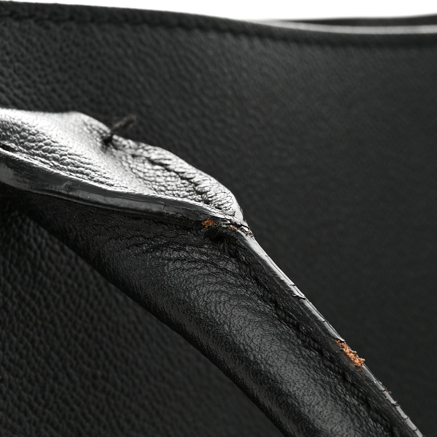 Soft Grain Calfskin Medium Buckle Tote Black