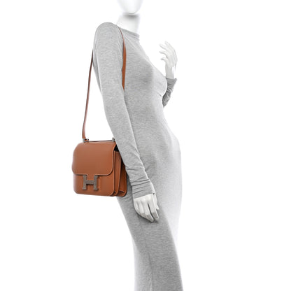 Hermes Grained Monsieur Lizard Constance 24 Gold Ombre 2 of 11