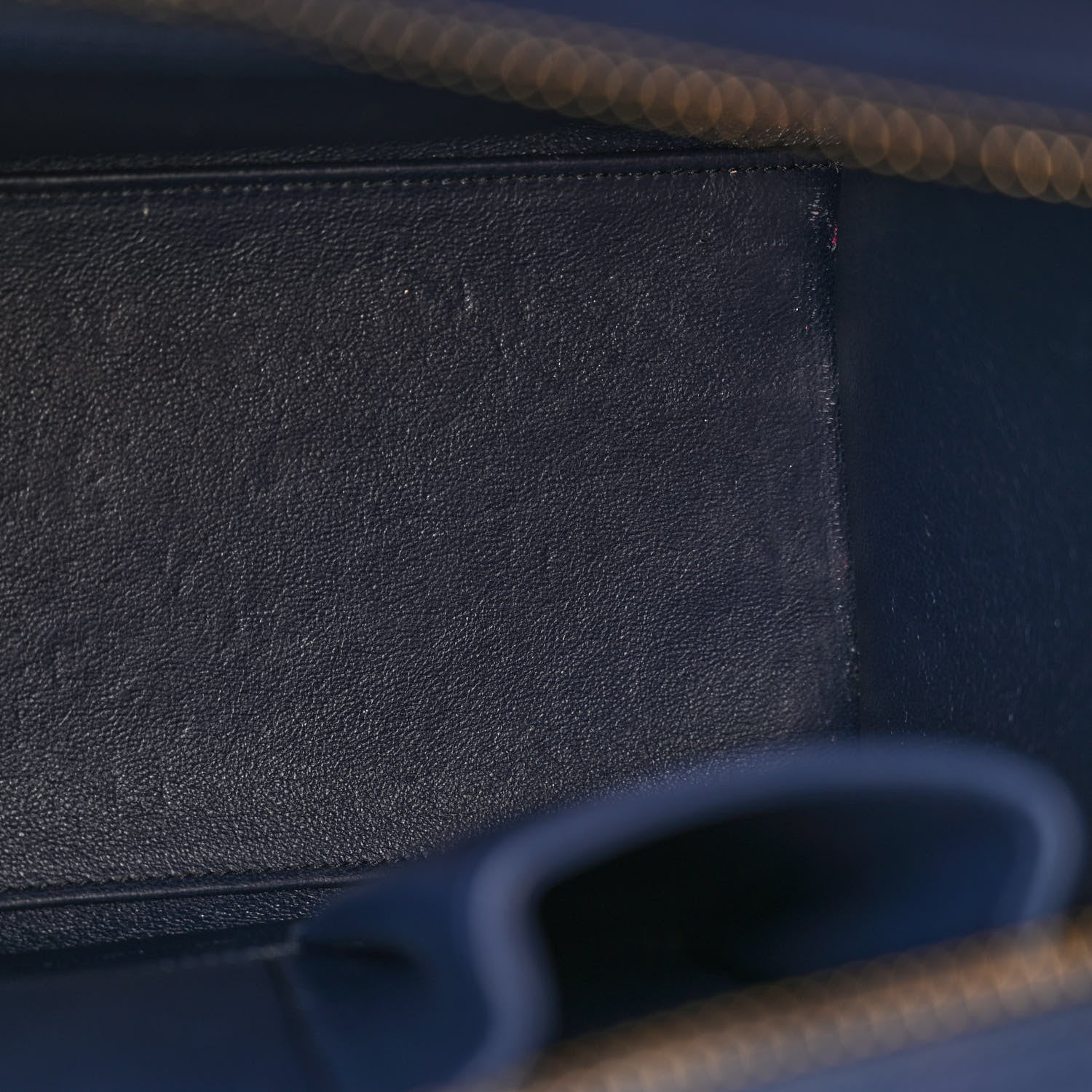 Celine Smooth Calfskin Micro Luggage Navy Blue 11 of 13