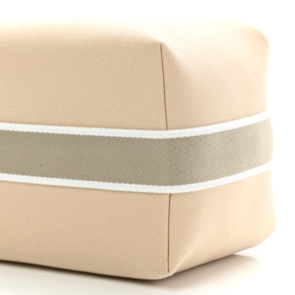 Hermes Canvas Large Bride-A-Brac Pouch Natural 9 of 10