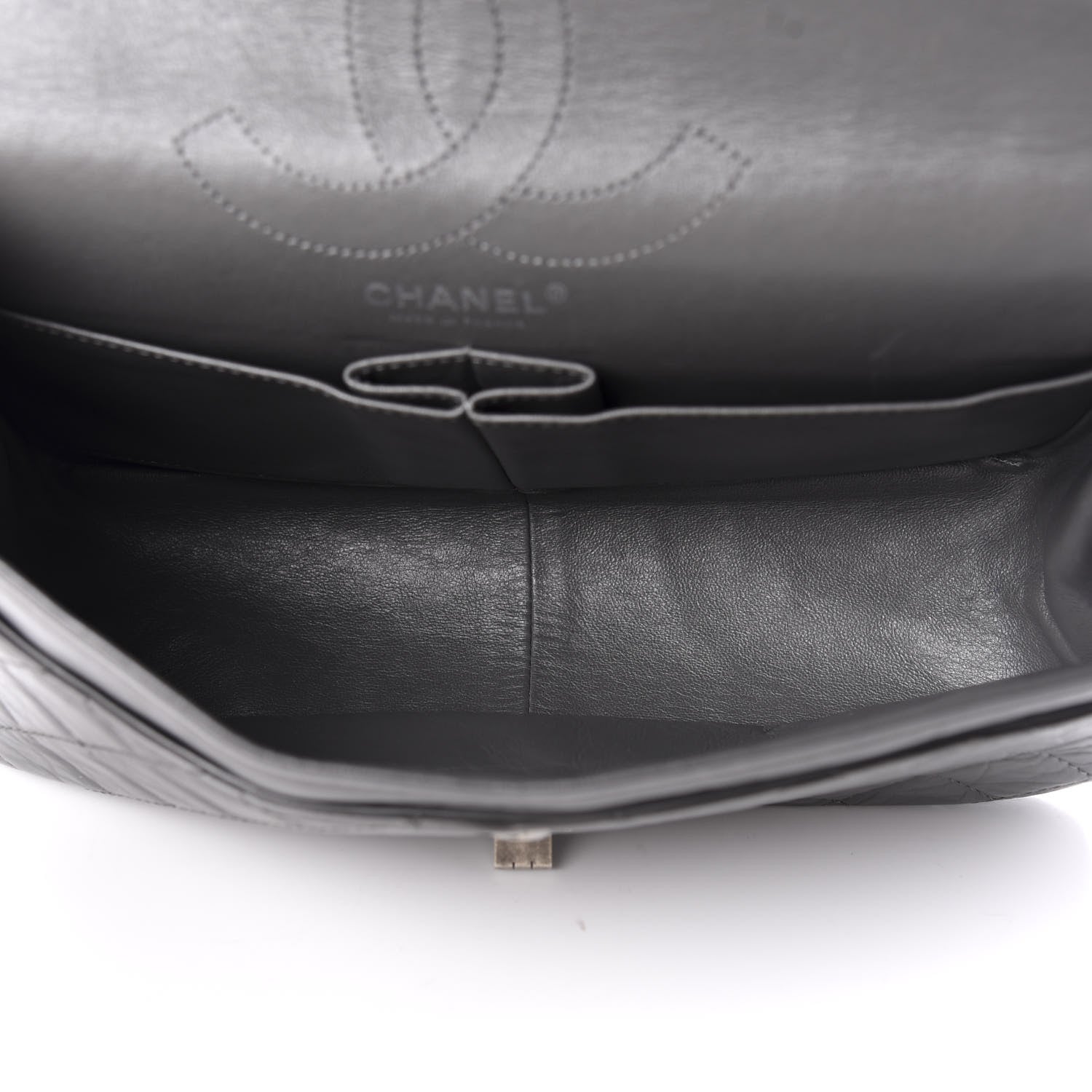 Chanel Aged Calfskin Quilted 2.55 Reissue 226 Flap Grey 5 of 11