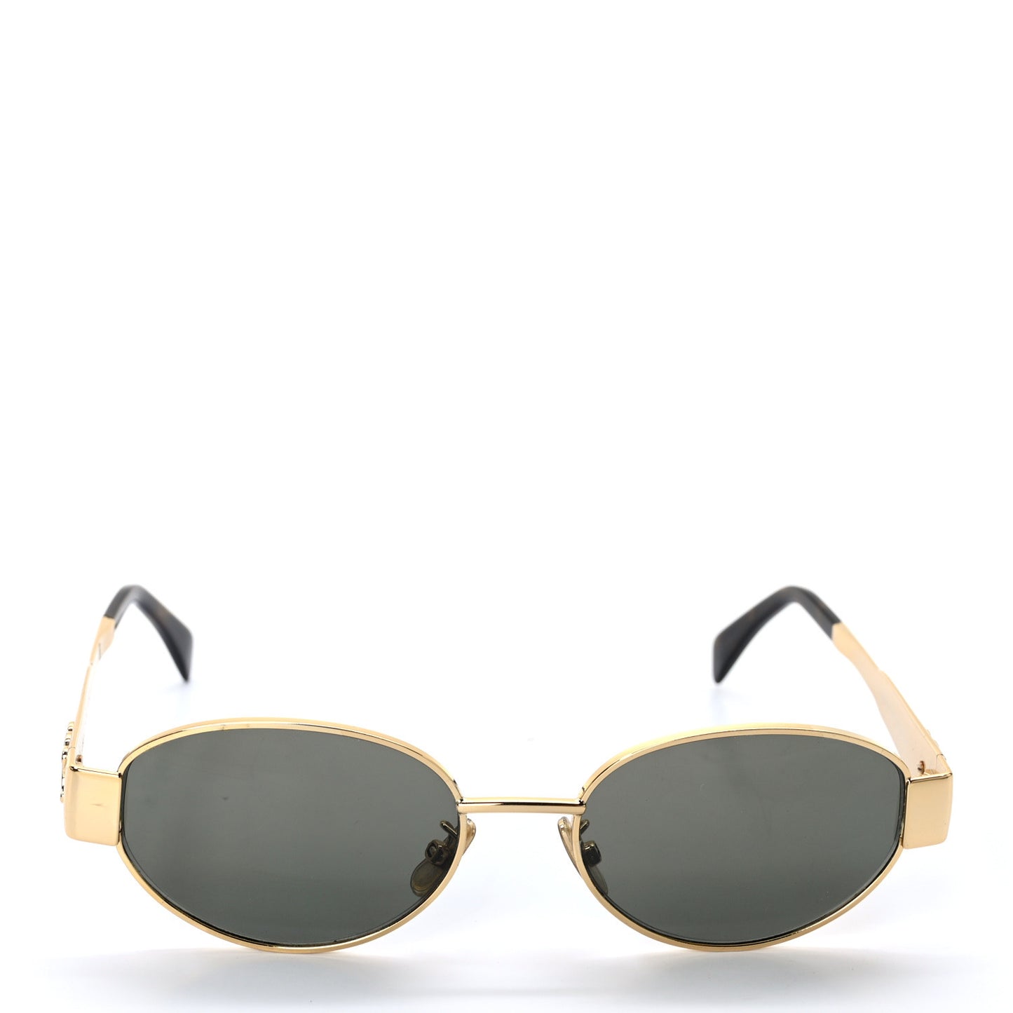 Metal Triomphe 01 Sunglasses CL40235U Gold Green