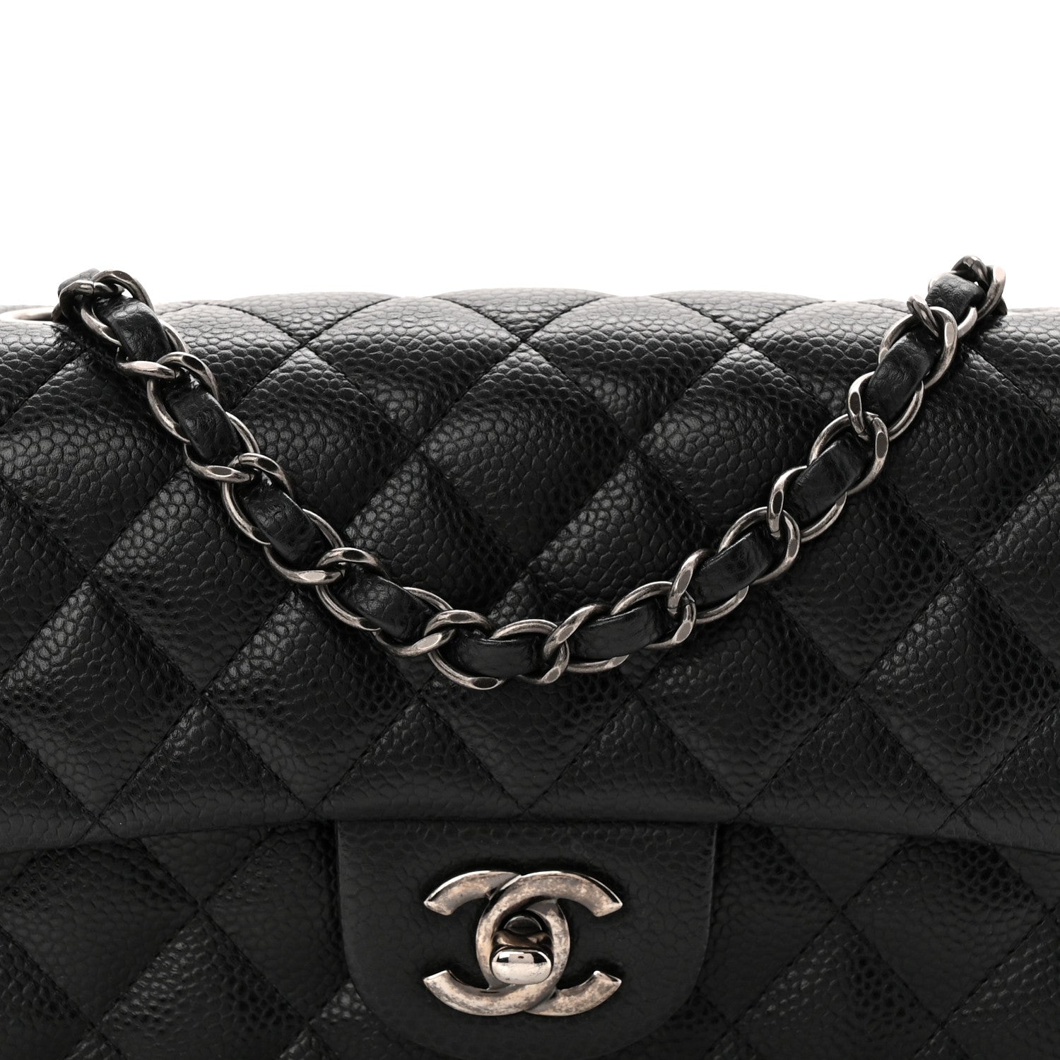 Chanel Caviar Quilted Mini Rectangular Flap Black 7 of 10