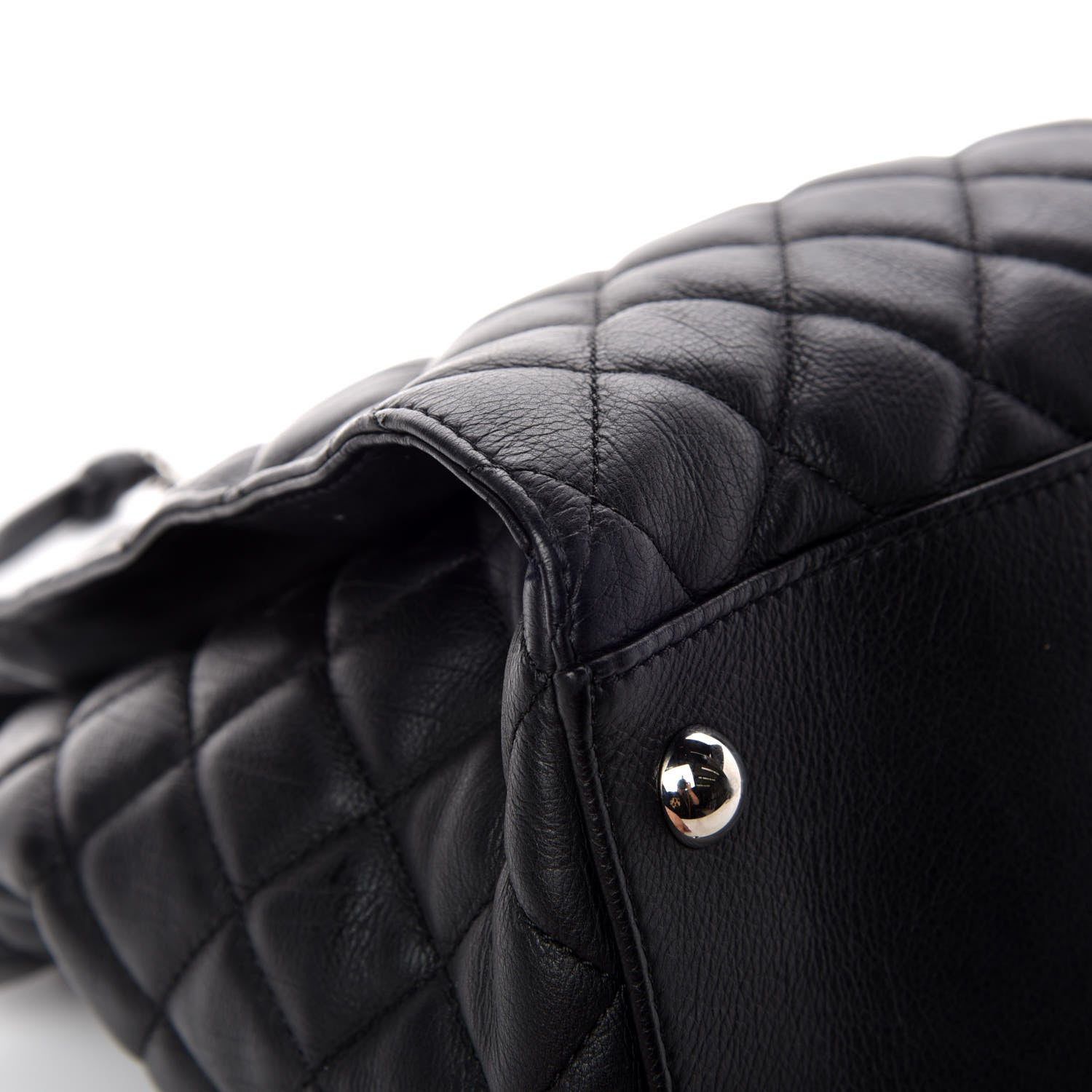 Chanel Calfskin Quilted Large Chic and Soft Shopping Tote Black 16 of 18